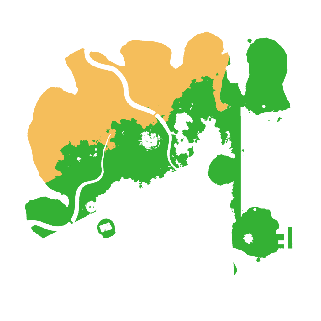 Biome Rust Map: Procedural Map, Size: 3000, Seed: 18778