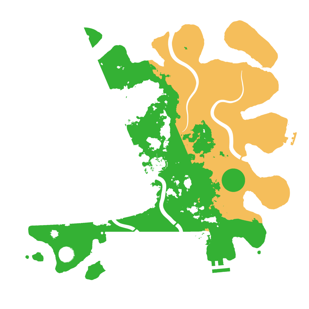 Biome Rust Map: Procedural Map, Size: 3500, Seed: 1983065609