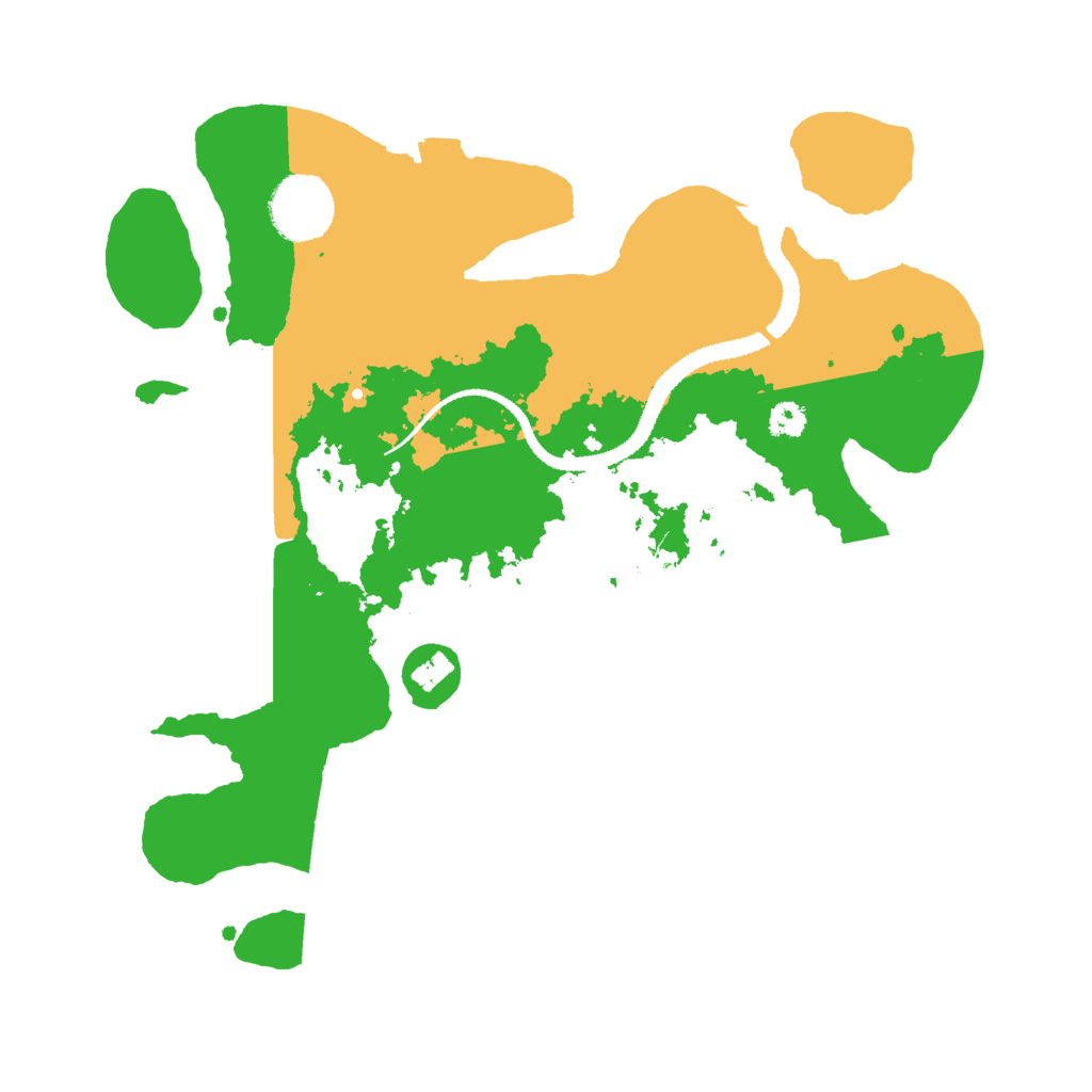 Biome Rust Map: Procedural Map, Size: 3000, Seed: 1236