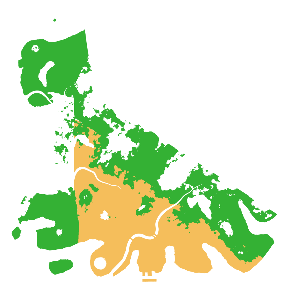 Biome Rust Map: Procedural Map, Size: 4250, Seed: 2129889425