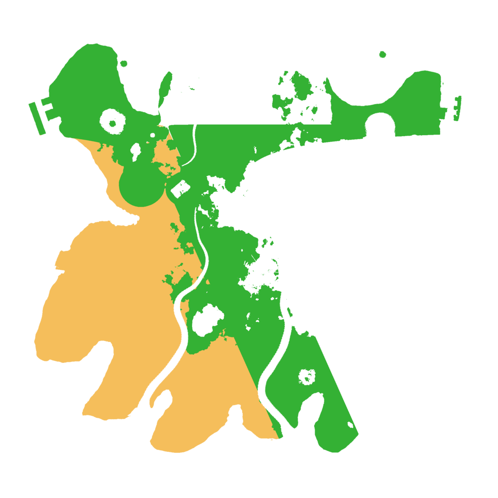 Biome Rust Map: Procedural Map, Size: 3000, Seed: 314897570