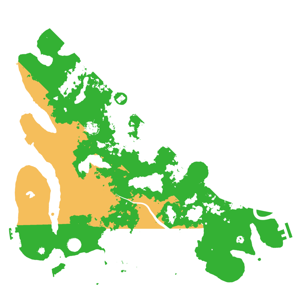 Biome Rust Map: Procedural Map, Size: 4000, Seed: 2084083878