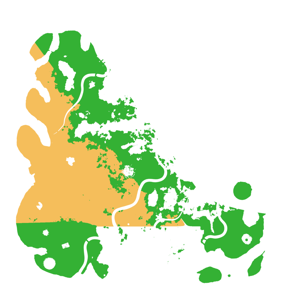 Biome Rust Map: Procedural Map, Size: 4500, Seed: 133685963