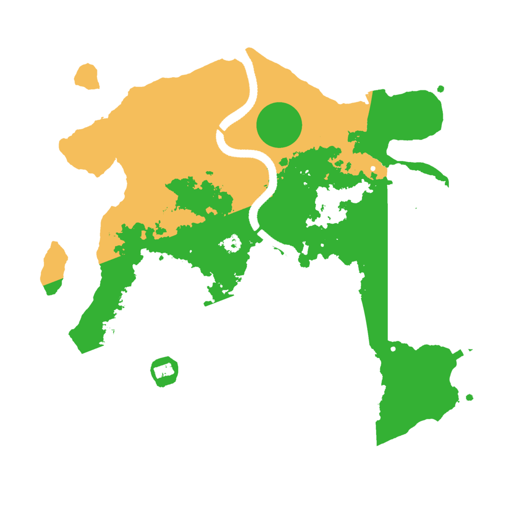 Biome Rust Map: Procedural Map, Size: 3000, Seed: 1317386185