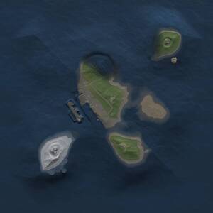 Thumbnail Rust Map: Procedural Map, Size: 1500, Seed: 1763367751, 2 Monuments