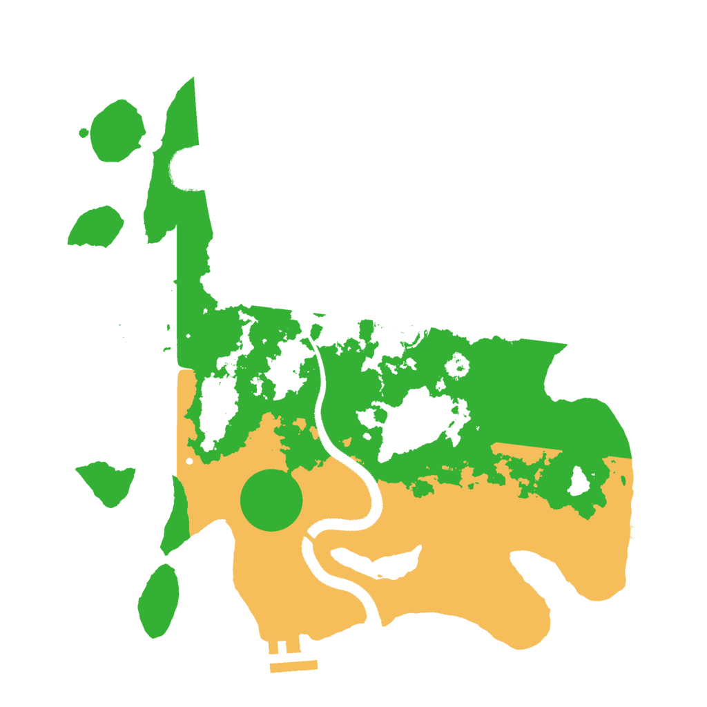 Biome Rust Map: Procedural Map, Size: 3000, Seed: 18855