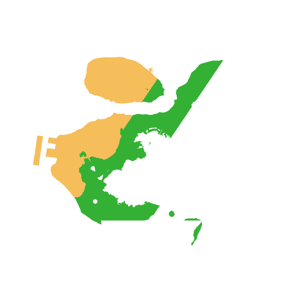 Biome Rust Map: Procedural Map, Size: 2000, Seed: 7676767