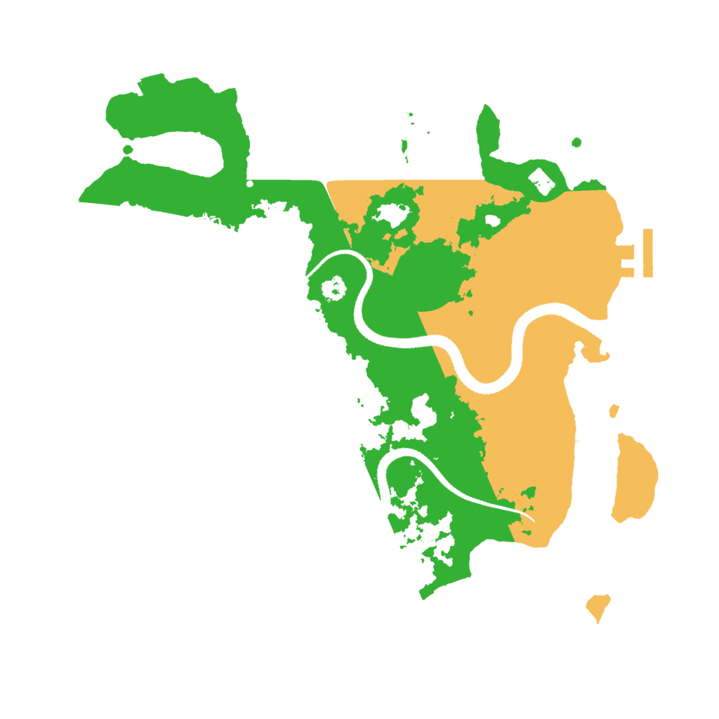 Biome Rust Map: Procedural Map, Size: 3000, Seed: 1072268942