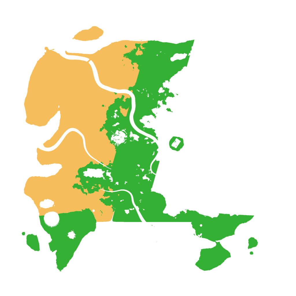 Biome Rust Map: Procedural Map, Size: 3500, Seed: 2134765693