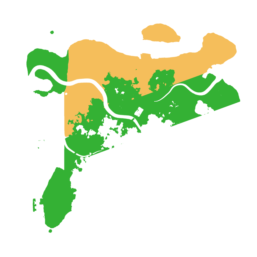 Biome Rust Map: Procedural Map, Size: 3000, Seed: 1356857718