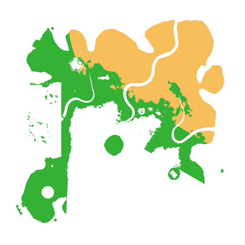 Biome Rust Map: Procedural Map, Size: 3500, Seed: 1799862210
