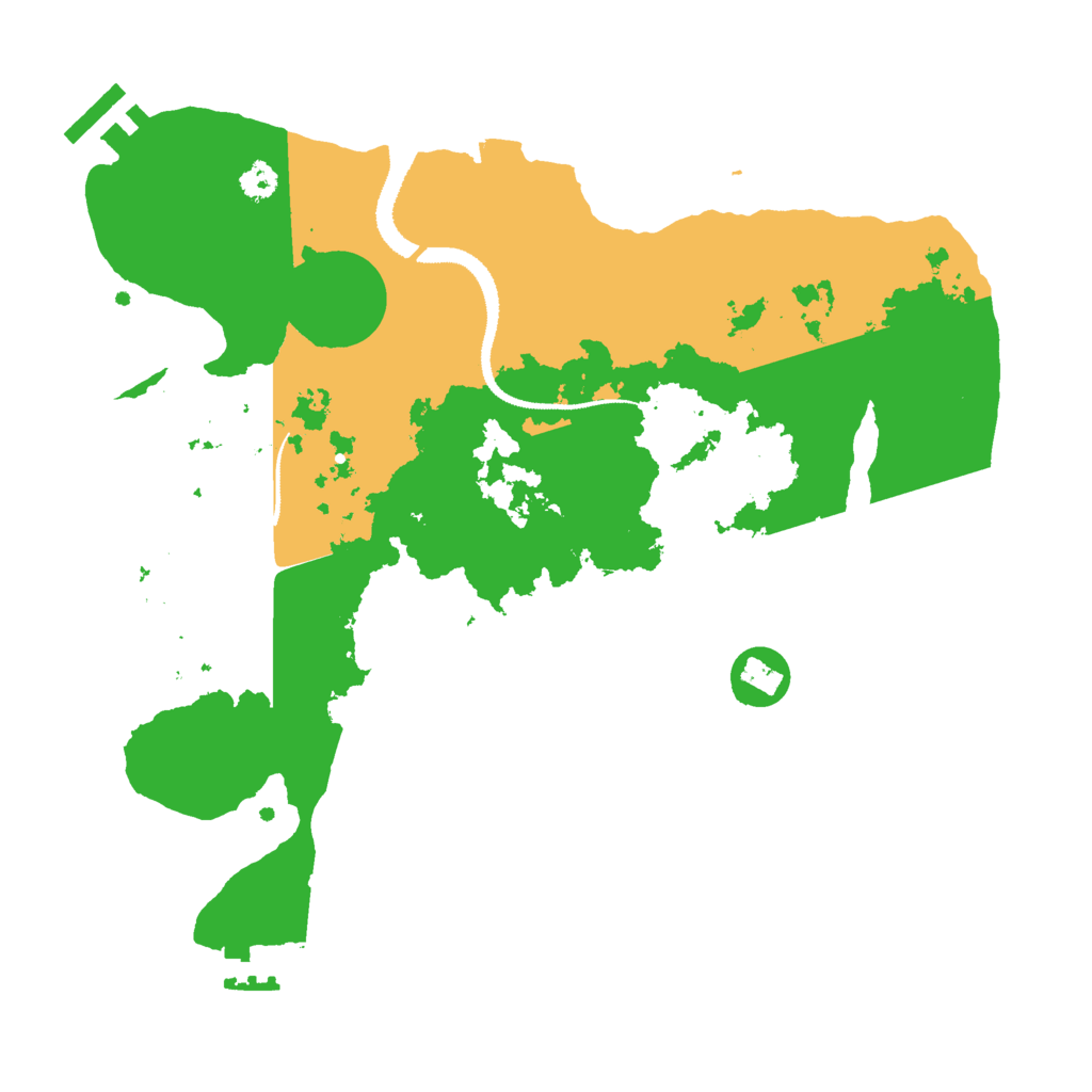 Biome Rust Map: Procedural Map, Size: 3000, Seed: 12345611