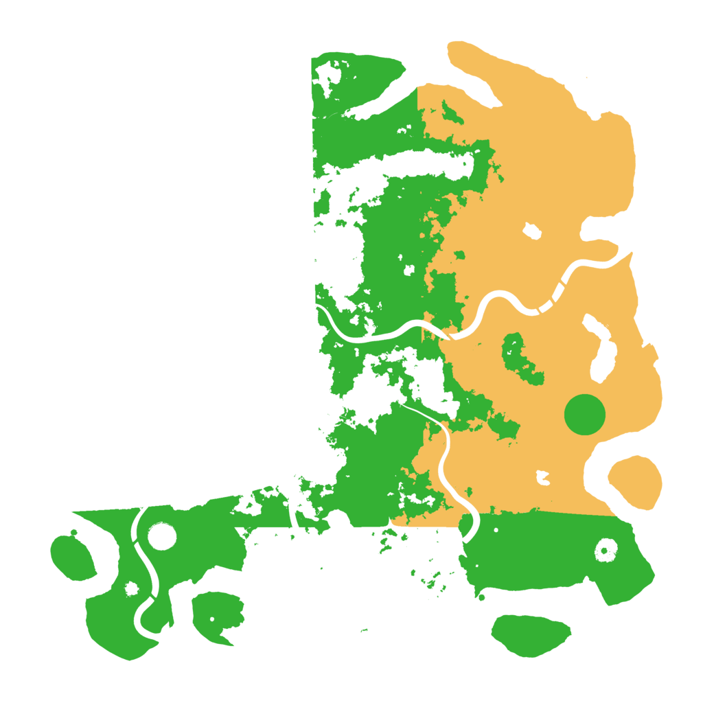 Biome Rust Map: Procedural Map, Size: 4500, Seed: 321873460