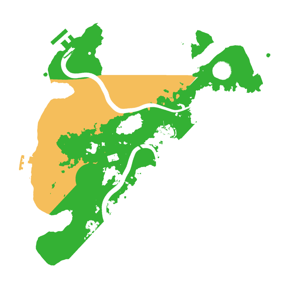 Biome Rust Map: Procedural Map, Size: 3000, Seed: 2478382
