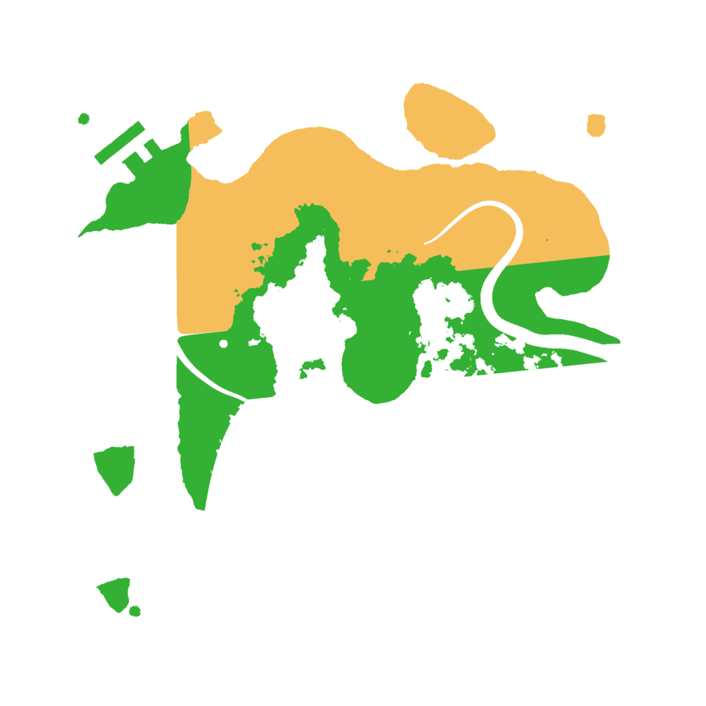 Biome Rust Map: Procedural Map, Size: 2500, Seed: 67890