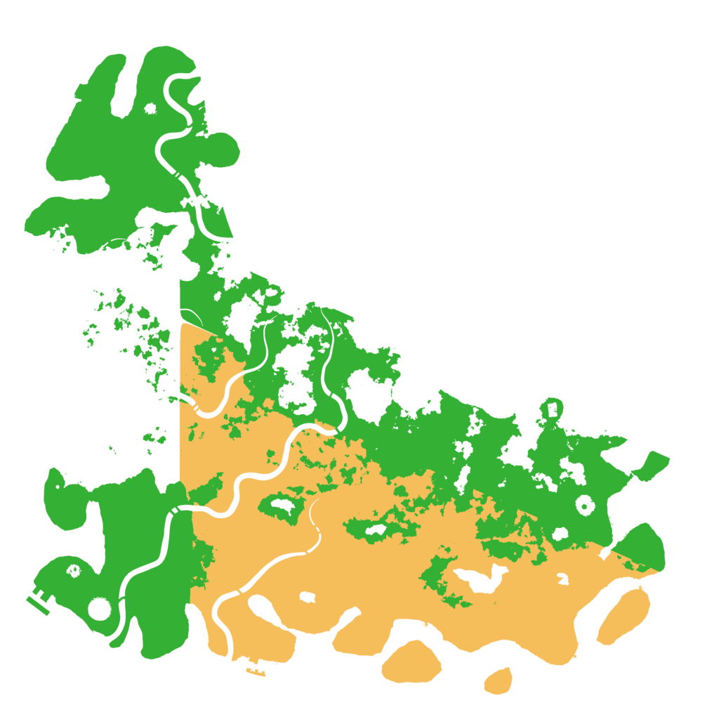 Biome Rust Map: Procedural Map, Size: 5500, Seed: 3152