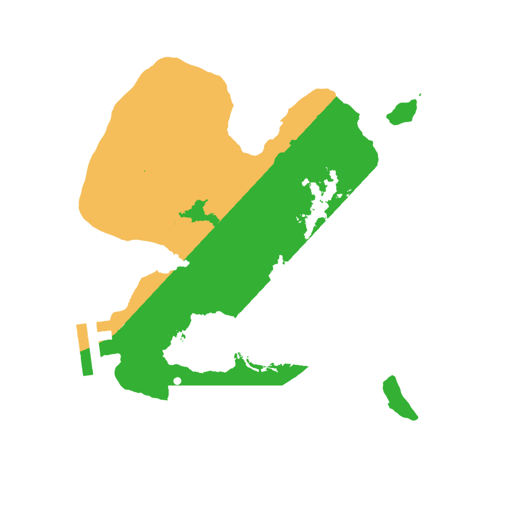 Biome Rust Map: Procedural Map, Size: 2000, Seed: 1066172657