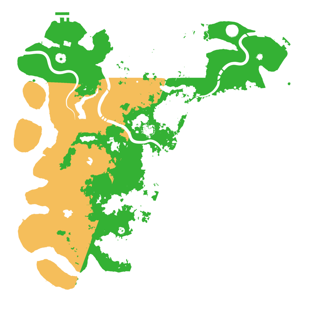 Biome Rust Map: Procedural Map, Size: 4500, Seed: 1833707417