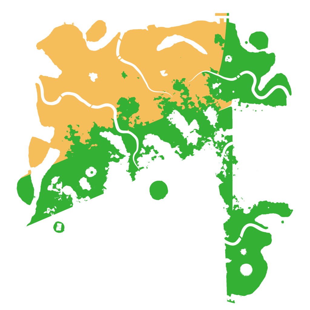 Biome Rust Map: Procedural Map, Size: 4500, Seed: 1000776029