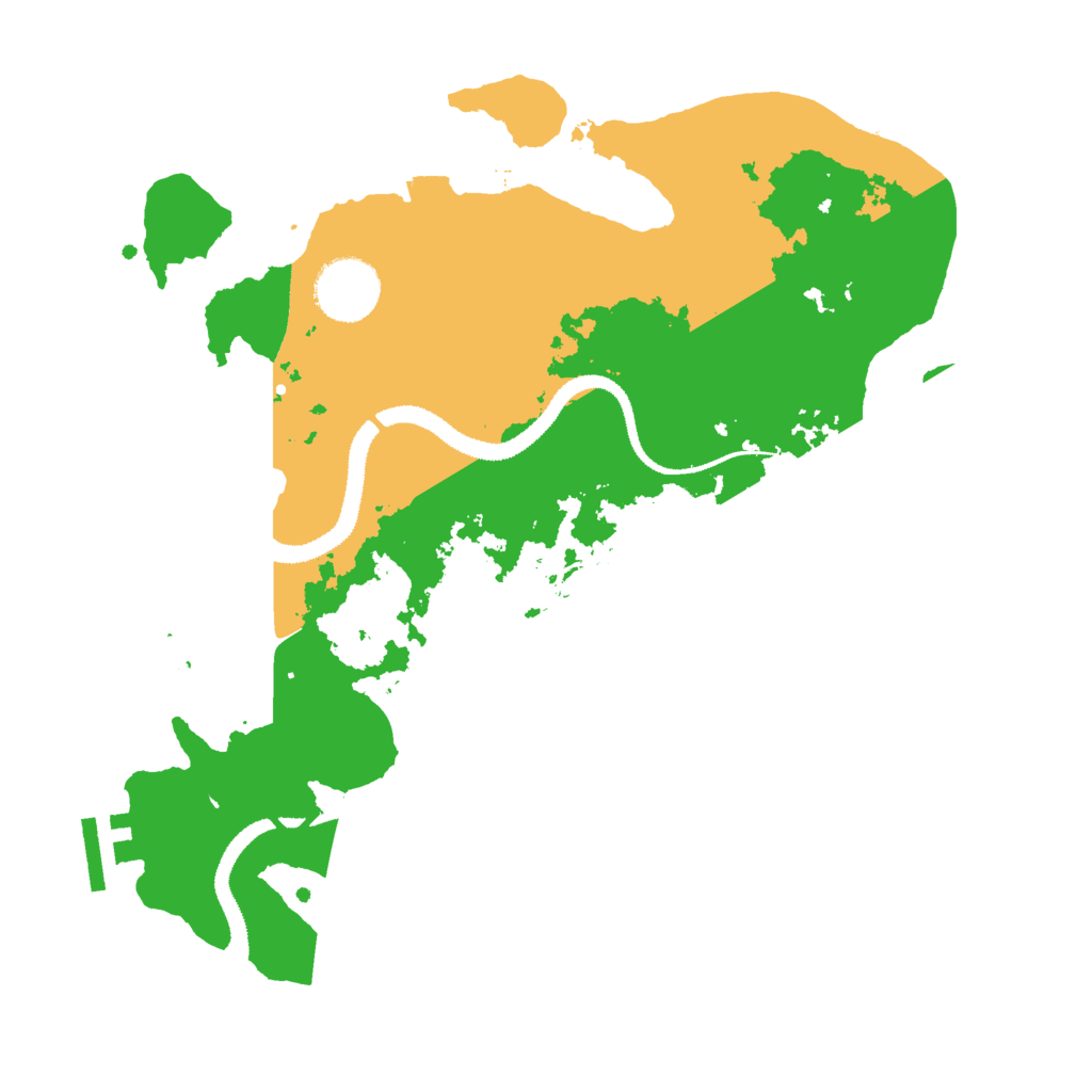 Biome Rust Map: Procedural Map, Size: 3000, Seed: 2478384