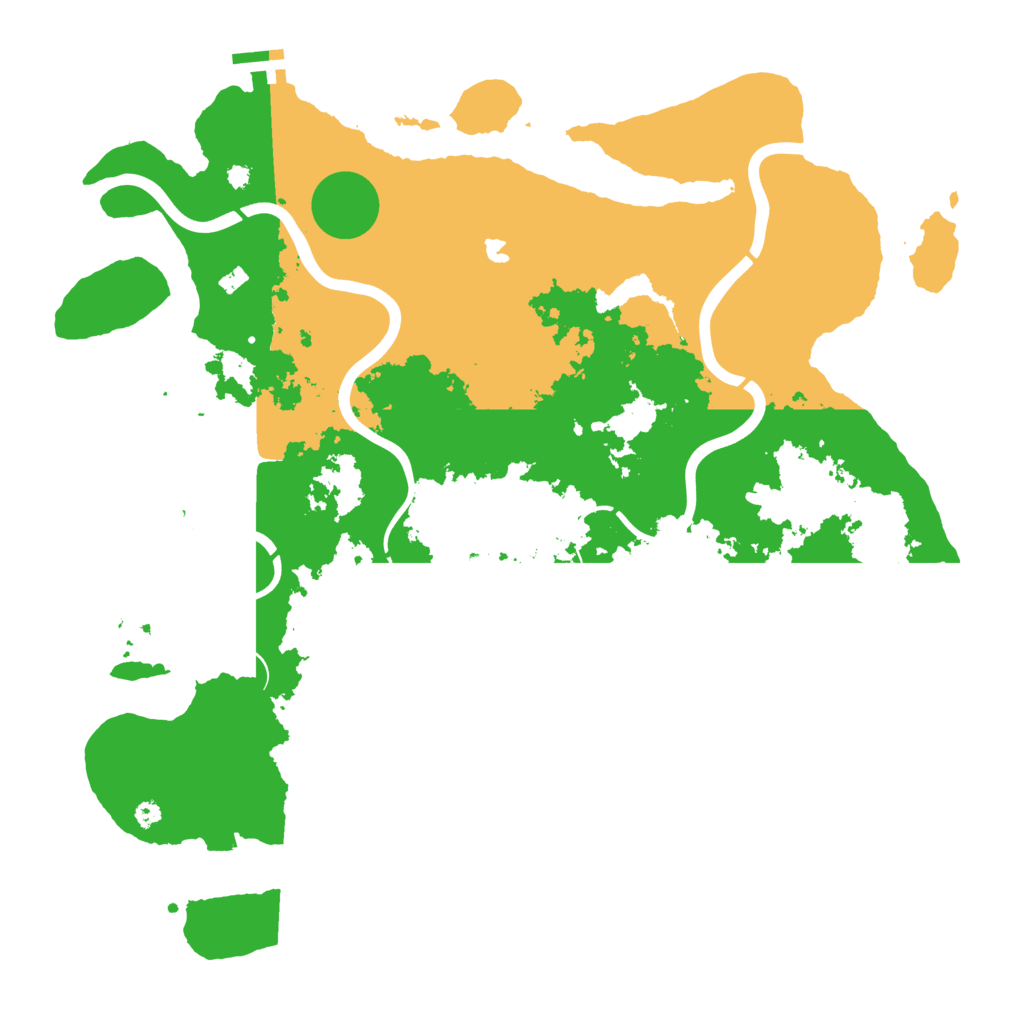 Biome Rust Map: Procedural Map, Size: 4000, Seed: 721650316