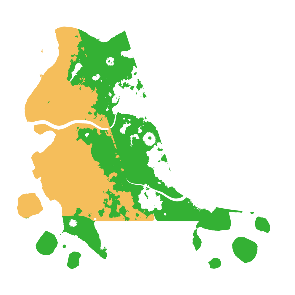 Biome Rust Map: Procedural Map, Size: 3500, Seed: 31259338