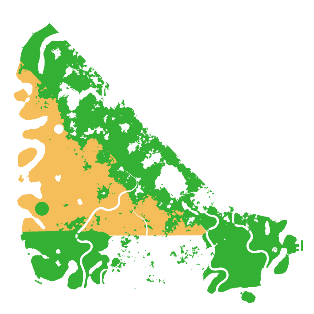 Biome Rust Map: Procedural Map, Size: 6000, Seed: 1863319006