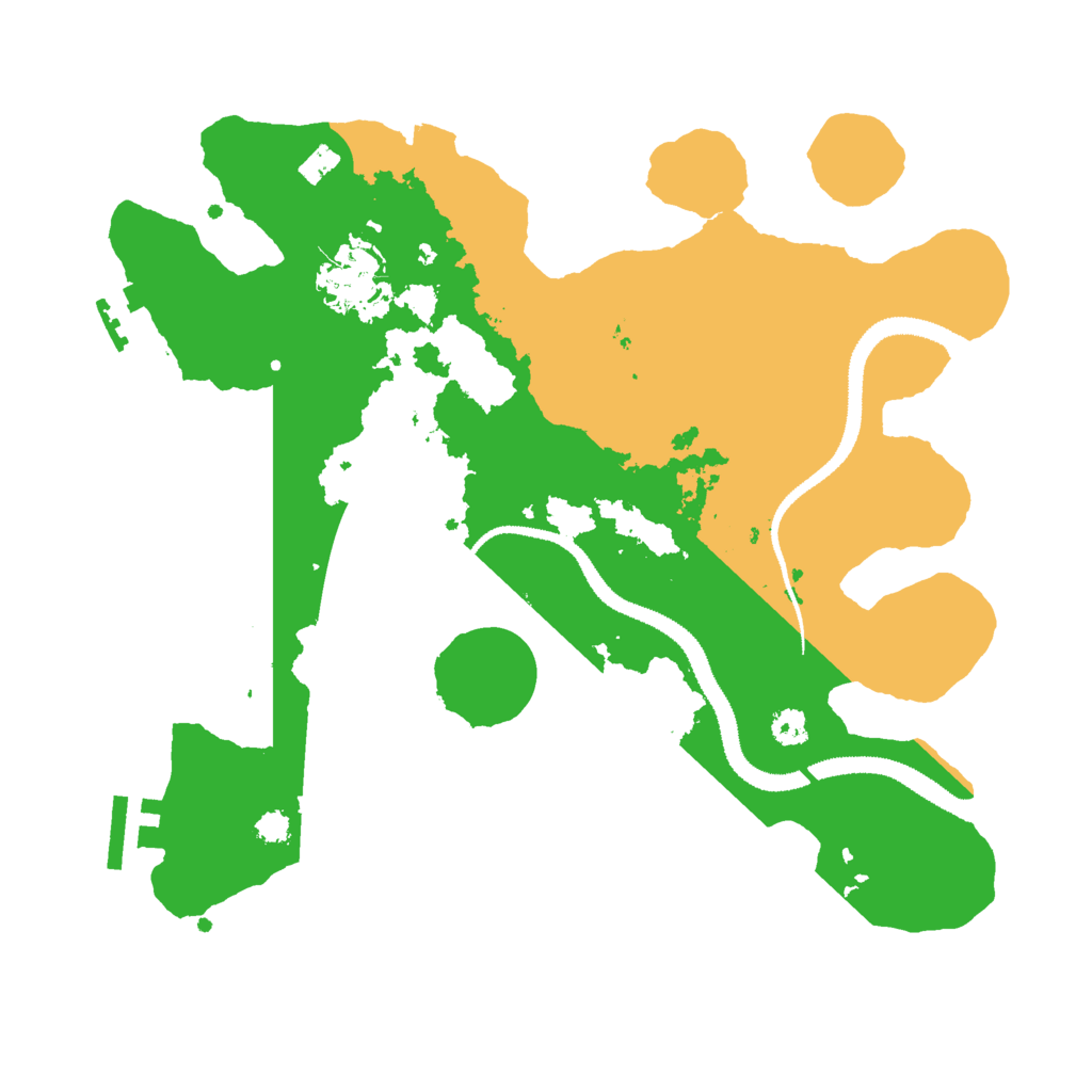 Biome Rust Map: Procedural Map, Size: 3000, Seed: 65545