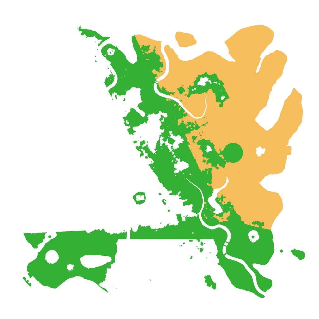 Biome Rust Map: Procedural Map, Size: 4250, Seed: 172007607