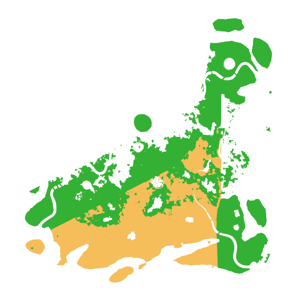 Biome Rust Map: Procedural Map, Size: 4500, Seed: 525710270