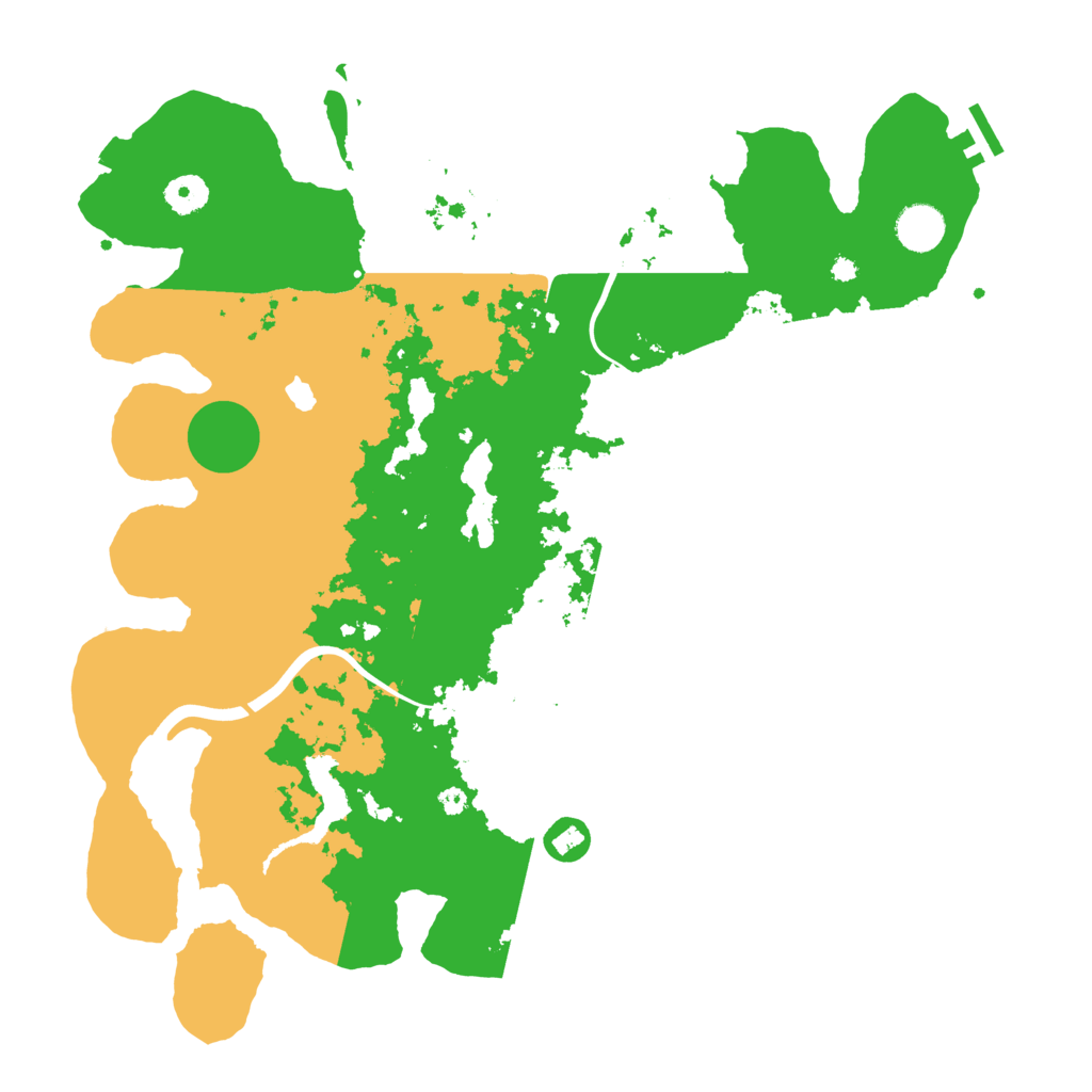Biome Rust Map: Procedural Map, Size: 4000, Seed: 999711625