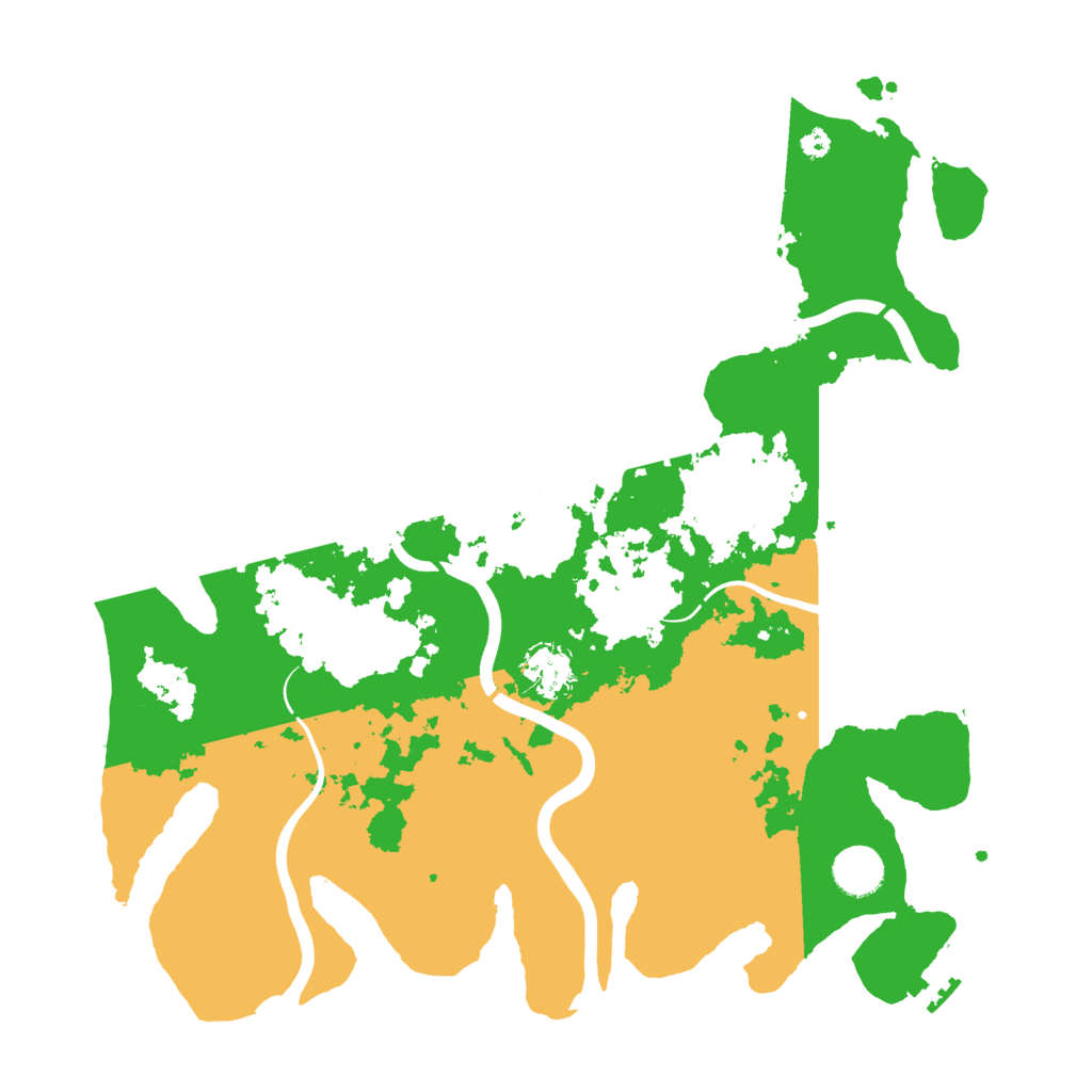 Biome Rust Map: Procedural Map, Size: 3800, Seed: 140226