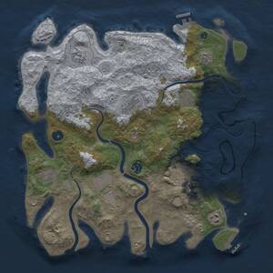 Thumbnail Rust Map: Procedural Map, Size: 3800, Seed: 140226, 15 Monuments