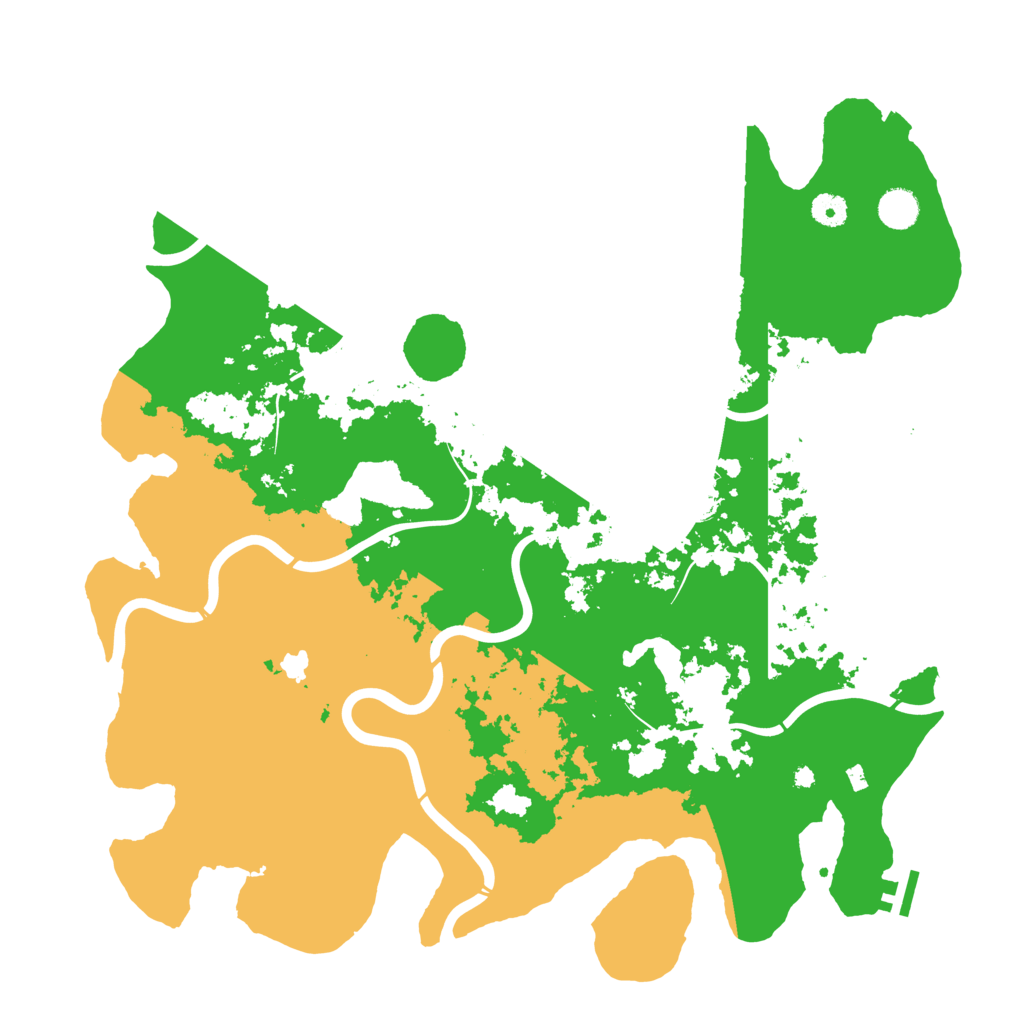Biome Rust Map: Procedural Map, Size: 4446, Seed: 481988