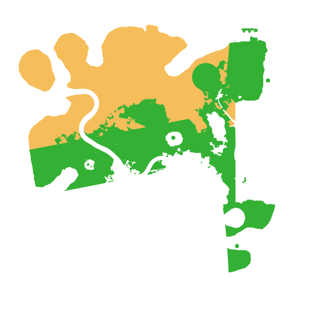 Biome Rust Map: Procedural Map, Size: 3000, Seed: 10413