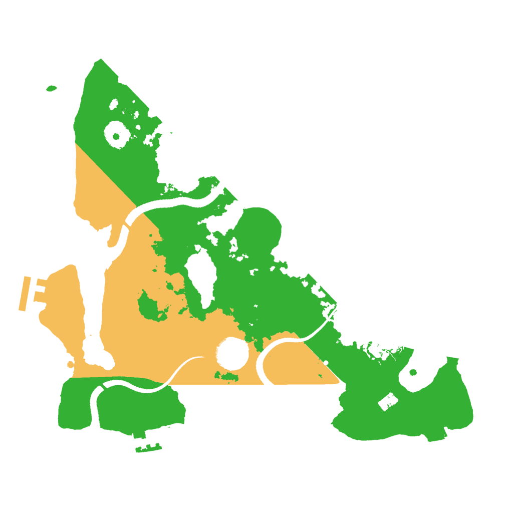 Biome Rust Map: Procedural Map, Size: 3000, Seed: 315987