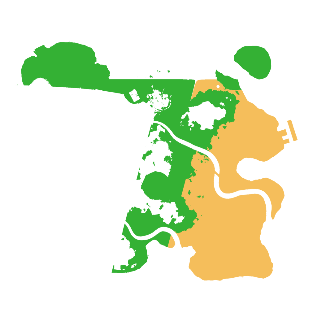Biome Rust Map: Procedural Map, Size: 3000, Seed: 50020