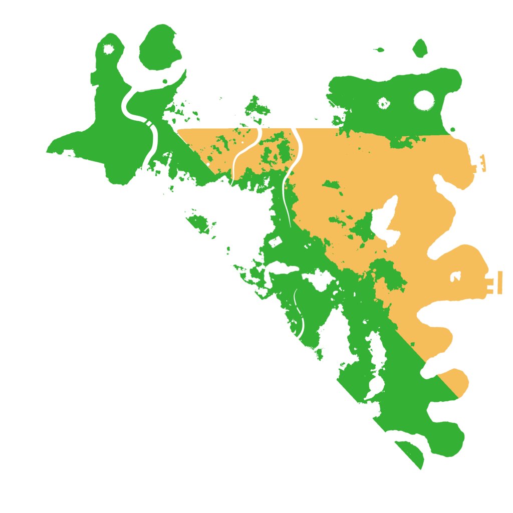 Biome Rust Map: Procedural Map, Size: 4500, Seed: 865827550