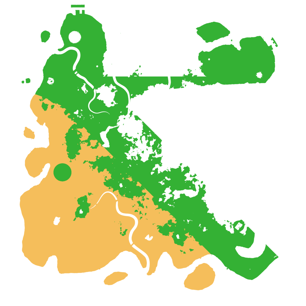 Biome Rust Map: Procedural Map, Size: 4500, Seed: 199921611