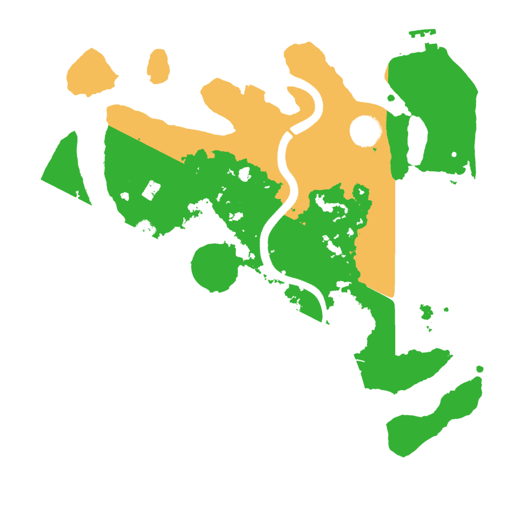 Biome Rust Map: Procedural Map, Size: 3000, Seed: 1912254581