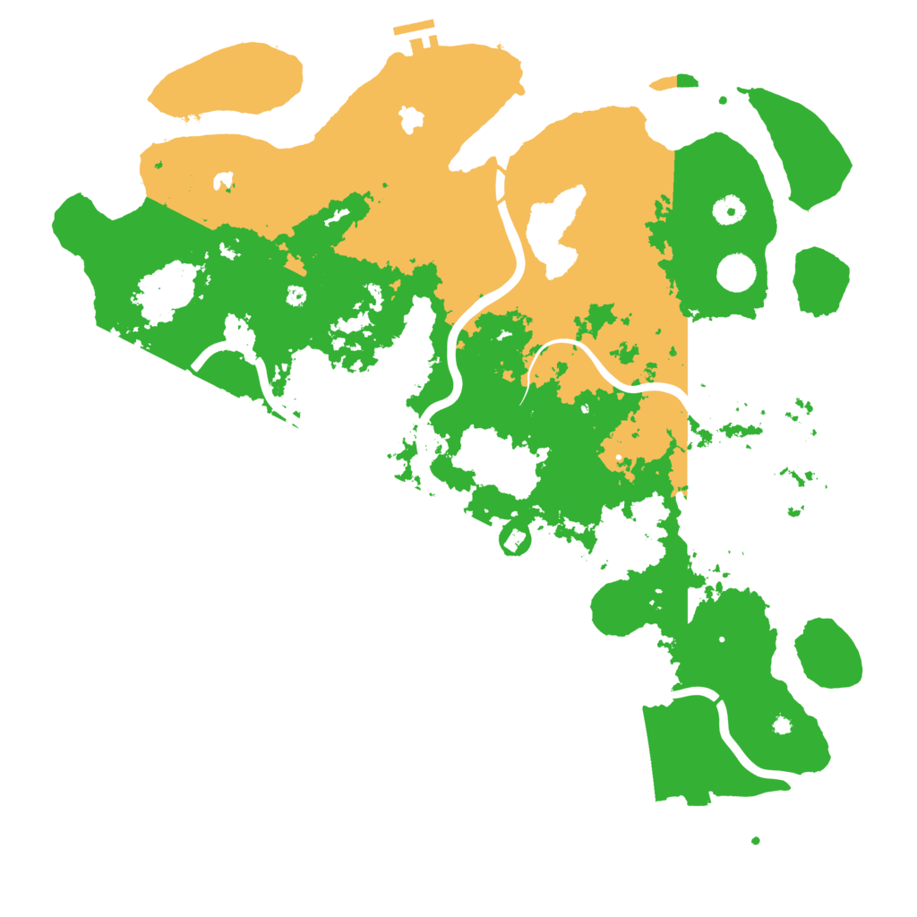Biome Rust Map: Procedural Map, Size: 4500, Seed: 1948492895