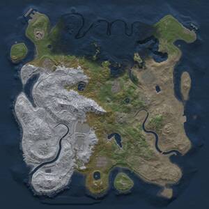 Thumbnail Rust Map: Procedural Map, Size: 4000, Seed: 2142026, 15 Monuments