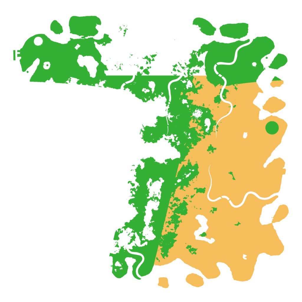 Biome Rust Map: Procedural Map, Size: 6000, Seed: 538732544