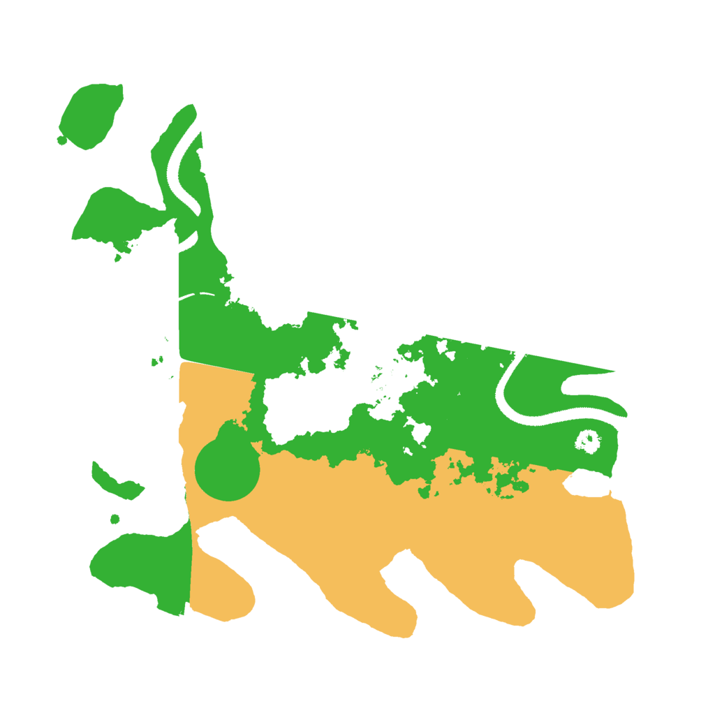 Biome Rust Map: Procedural Map, Size: 3000, Seed: 339244301