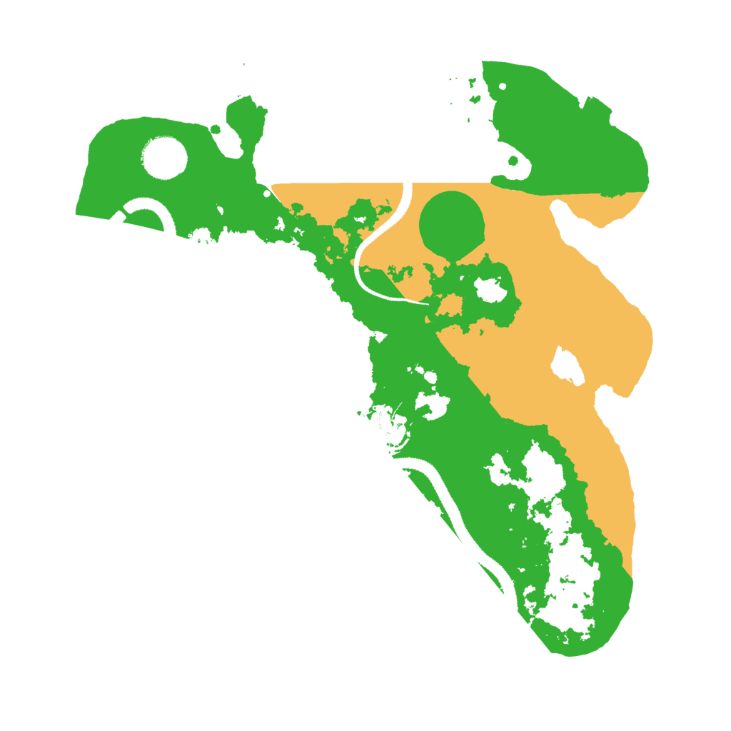 Biome Rust Map: Procedural Map, Size: 3000, Seed: 52648