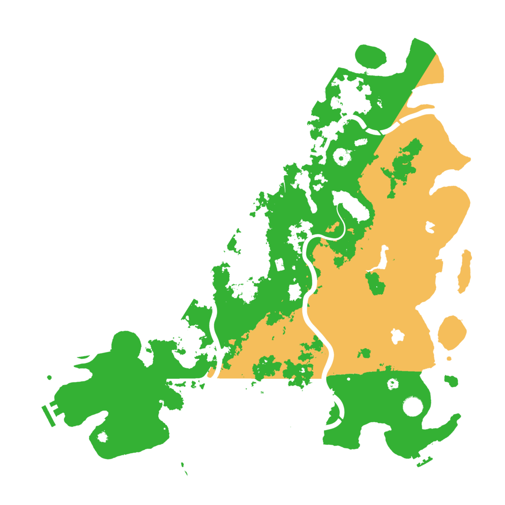 Biome Rust Map: Procedural Map, Size: 4500, Seed: 1511745914