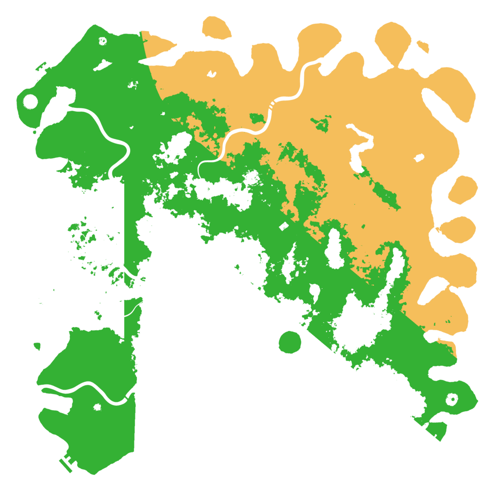 Biome Rust Map: Procedural Map, Size: 6000, Seed: 565403148