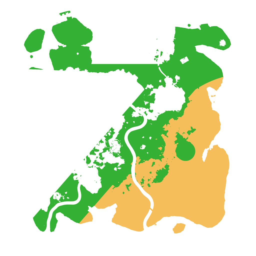 Biome Rust Map: Procedural Map, Size: 3500, Seed: 679652513