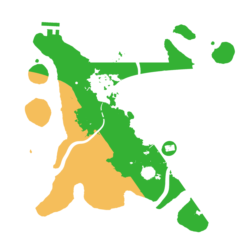 Biome Rust Map: Procedural Map, Size: 2800, Seed: 539053821