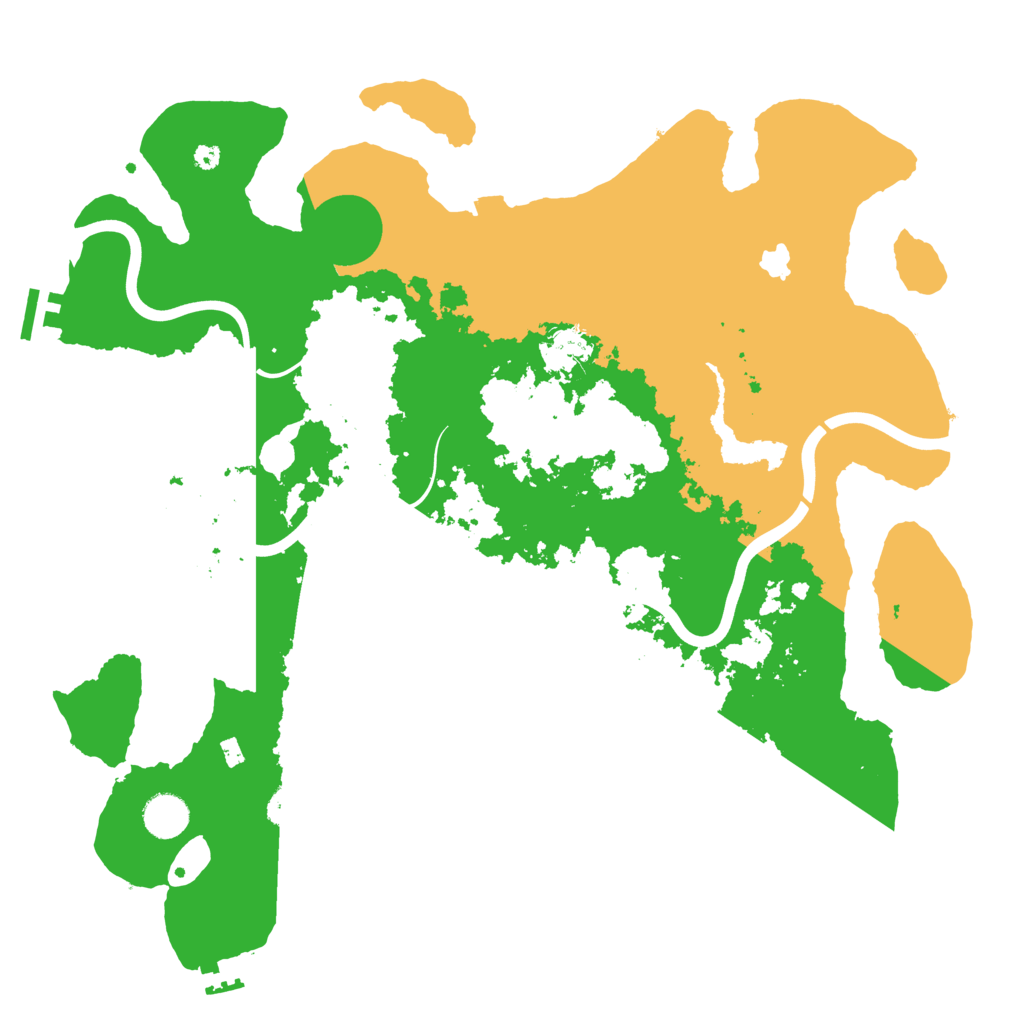 Biome Rust Map: Procedural Map, Size: 4000, Seed: 424839799